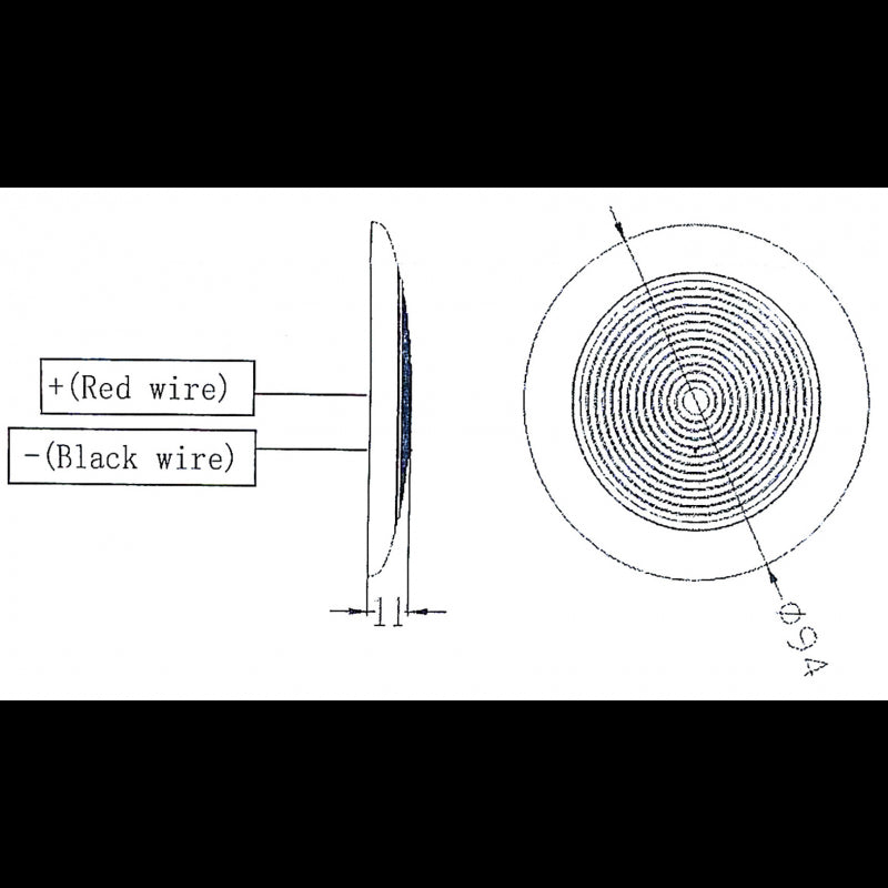 AAA Stainless steel ceiling light 16 LEDs 00601-WH