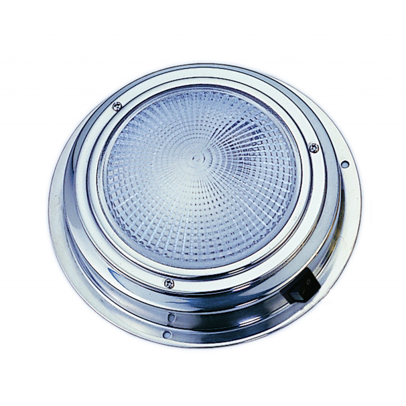 A.A.A. Plafoniera Inox a Led Diametro mm 110X35H 00532-SLD