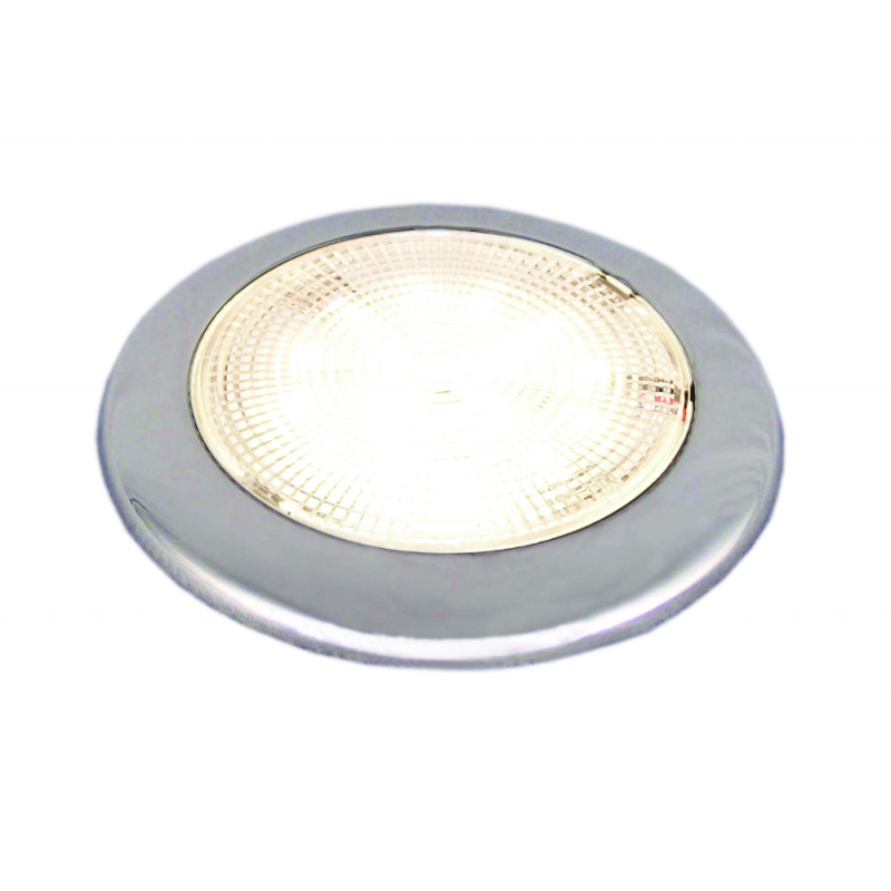 A.A.A. Plafoniera Inox 28 Led 00602-WH