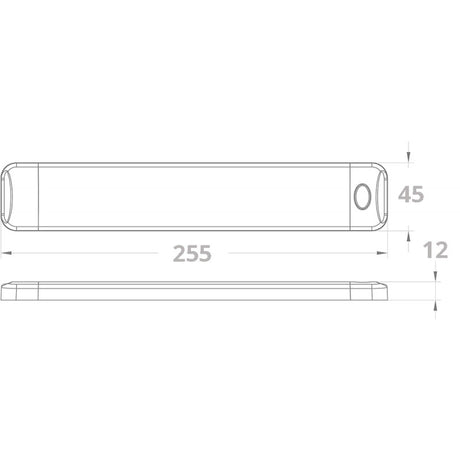 AAA White/Blue LED Ceiling Light 10-30V 01623-WB
