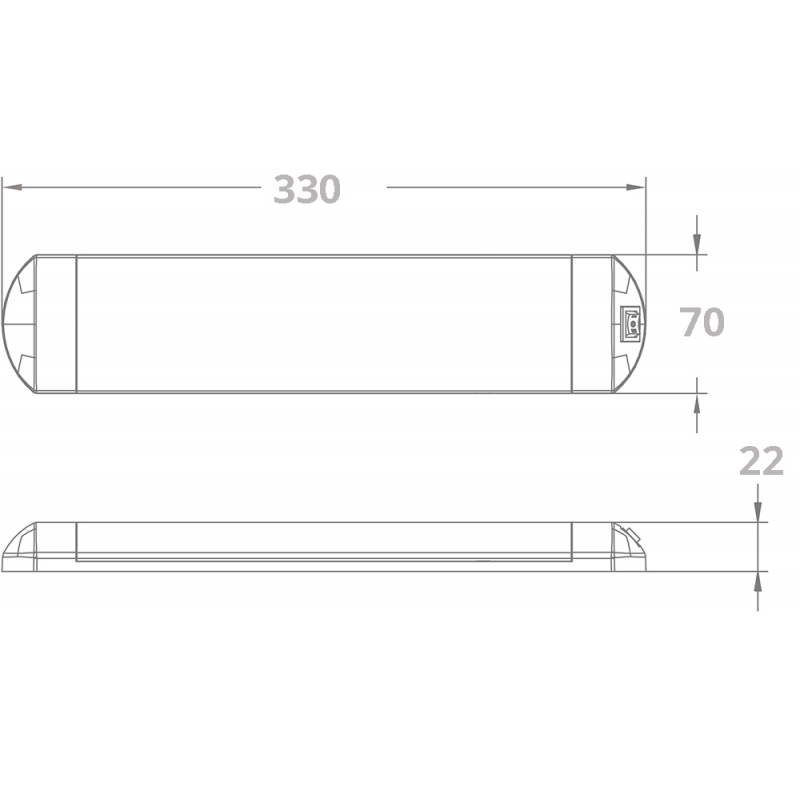 AAA-Deckenleuchte mit 32 LEDs 01803-12