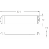 AAA-Deckenleuchte mit 32 LEDs 01803-12