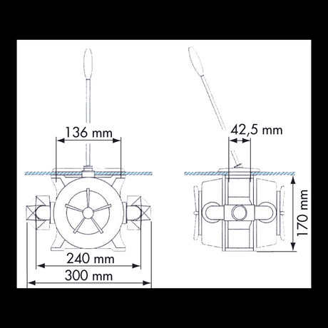 Plastimo Pompa a Mano Doppio Effetto 11724