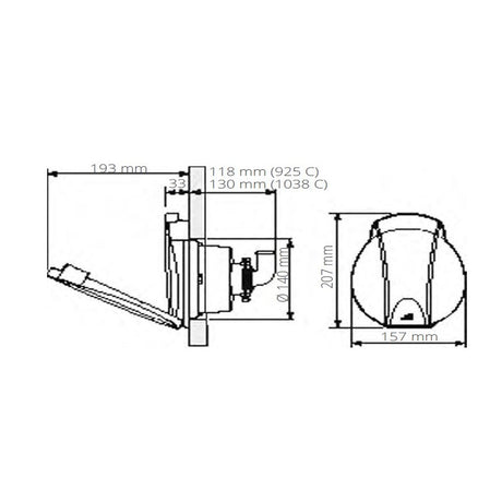Plastimo Pompa 1038C Senza By-Pass 55765