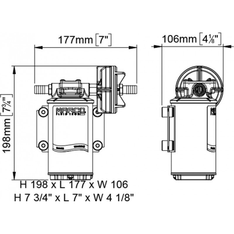 Marco Pompa Up9-Xc 12 Volt 164 101 12