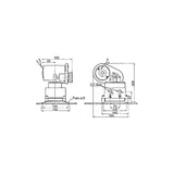 Ancor Pompa di Sentina a membrana acqua Pompa Bg108 12 Volt 40