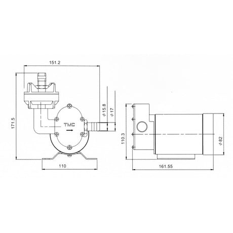 FNI Pompa Ingranaggi 12 Volt 6010101