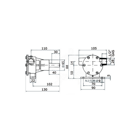 Ancor Pompa Autoadescante Pm16 2018 girante raffreddamento motore