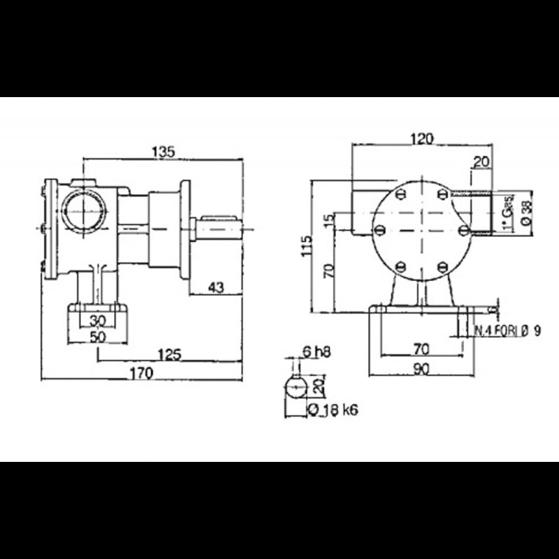 Still Self-Sauging Pump PM36 2020 Motorkühlungslaufrad