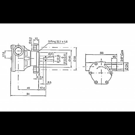 Ancor Pompa Autoadescante St135 2023 girante raffreddamento motore