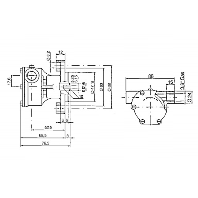 Ancor Pompa Autoadescante St138 2026 girante raffreddamento motore