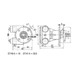 Ancor Pompa Autoadescante St140 2028 girante raffreddamento motore