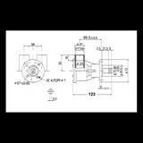 Still Self-Insuffling Pump St143 2351 engine cooling runwheel