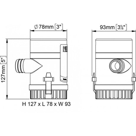 Marco Pompa Up 1000 12 Volt 160 120 12