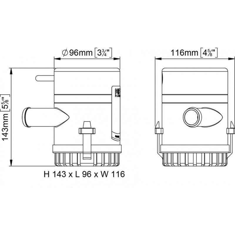 Marco Pompa Up 1500 12 Volt 160 140 12