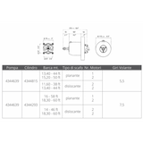 Pompa Up39f Montaggio Frontale