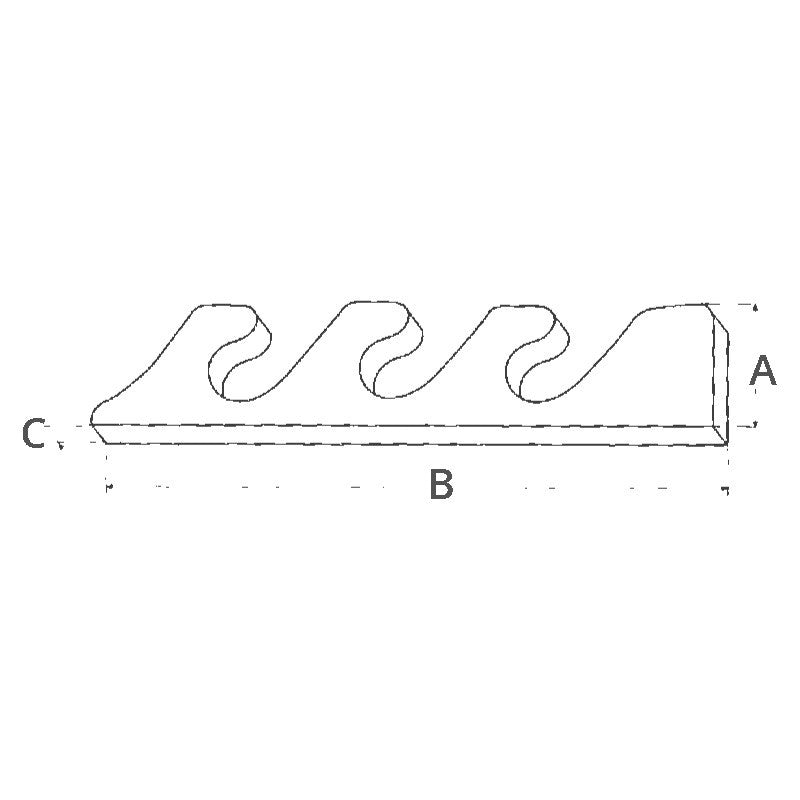 AAA 2-Positionen Wand-Rutenhalter 54032