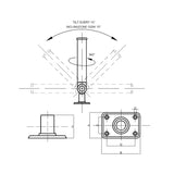 FNI Messing-Stangenhalter 402.C