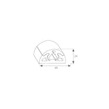 Tessilmare Profilo Bino 40 Nero Mt 2 BINO 40 NERO MT.2