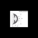 Tessilmare Profilo Radial mm 65 Grigio Mt 16 383231616
