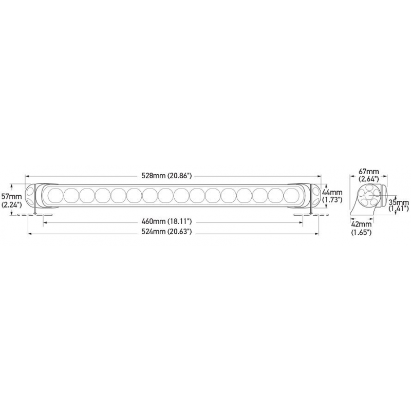 Hella Marine Sea Hawk Proiettore 470 Illuminazione Diffusa nautica 2LT 958 130-611