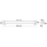Hella Marine Sea Hawk Proiettore 470 Illuminazione Diffusa/Spot nautica 2LT 958 130-451