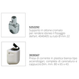 A.A.A. Proiettore Orientabile In Abs 01604-WBC