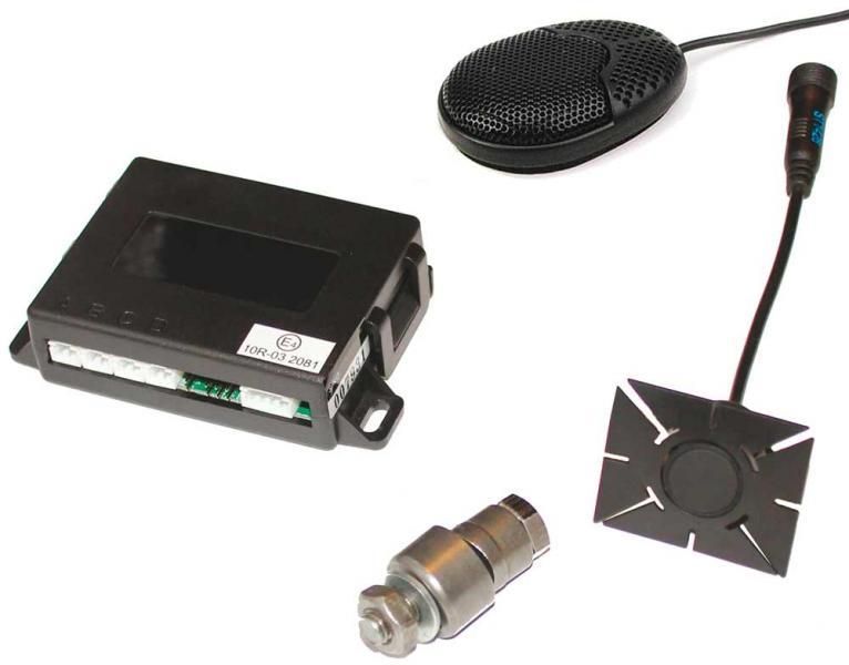 Steelmate Kit 4 sensori di parcheggio posteriori montaggio a filo paraurti