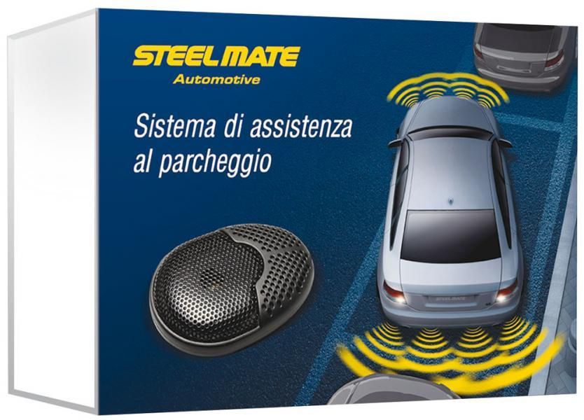 Steelmate Kit 4 sensori di parcheggio posteriori con buzzer
