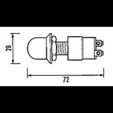 Schnelldrucktaster 30A Rote Kappe FD230R000000A00