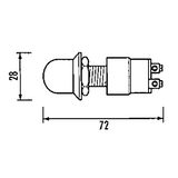 Quick Push Button 30A Red Cap FD230R000000A00
