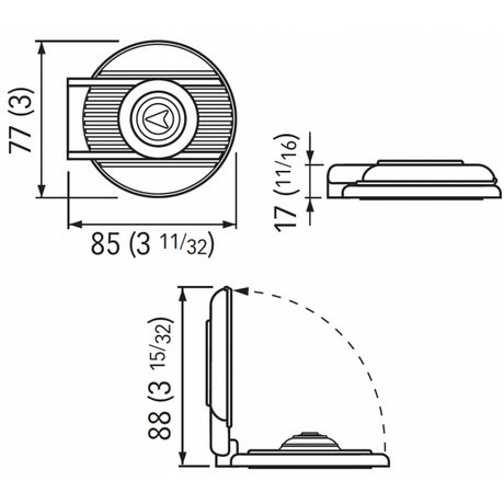 Quick Pulsante a Piede Nero Up FP900UB00000A00 - AmerigoStore