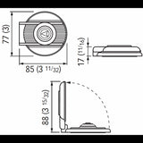 Quick Pulsante a Piede Nero Up FP900UB00000A00