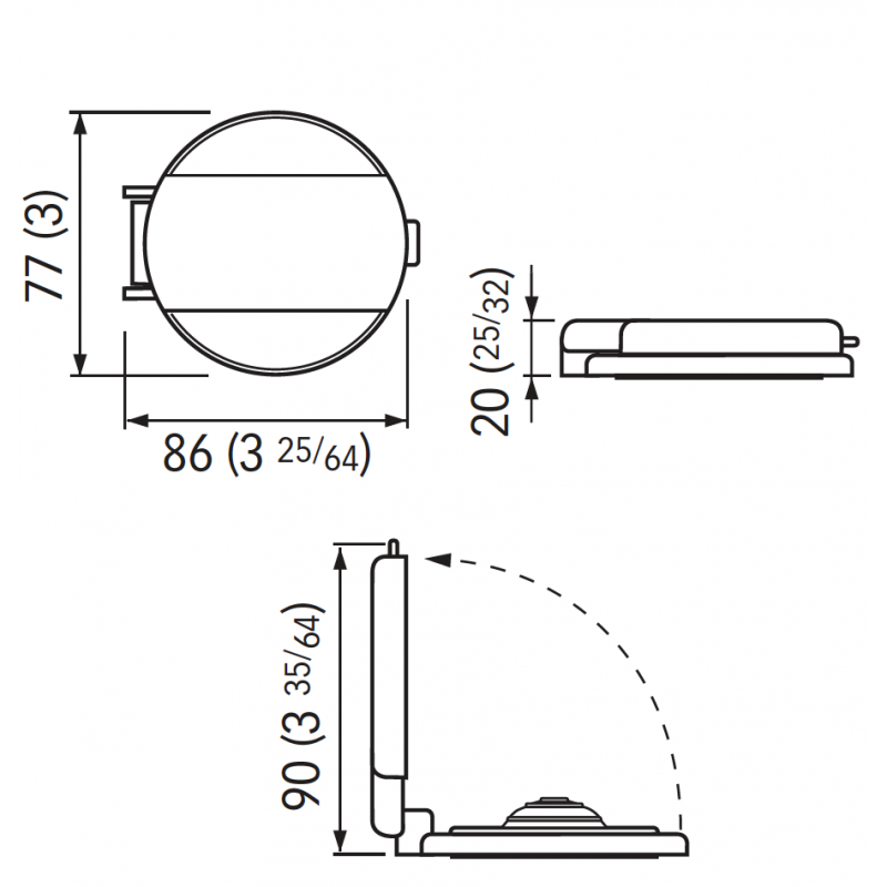 Quick Black Foot Button Down FP90XDB00000A00