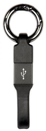 Cable de carga y sincronización Lightning y micro USB de 1 m con llavero