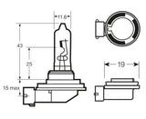 Ringförmige Halogenlampe 12V 65W H9