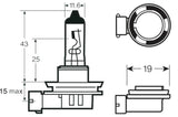 Ring Lampadina 12V 19W H16