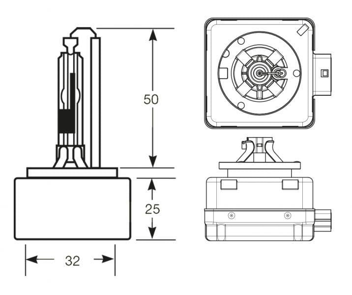 Bombilla de xenón Ring HID D1R