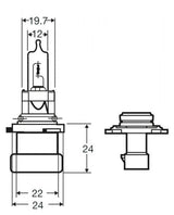 Bombilla de anillo 12 V 60 W HB3A