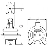 Bombilla de anillo de importación 12 V 55/40 W