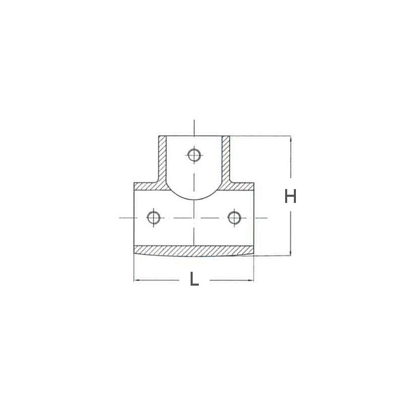 FNI Tee Inox 90 Gradi Diametro mm 22 S0931-A0022