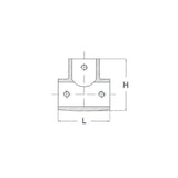 FNI Tee Inox 90 Gradi Diametro mm 22 S0931-A0022
