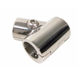 FNI Edelstahl-T-Stück, Öffnung 60 Grad, Durchmesser 22 mm, S0939-A0022