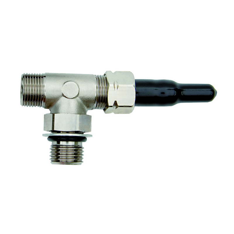 Tee de purga de latón Ultraflex de 3/8 de pulgada 40868Y