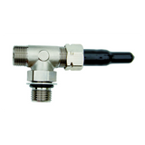 Tee de purga de latón Ultraflex de 3/8 de pulgada 40868Y