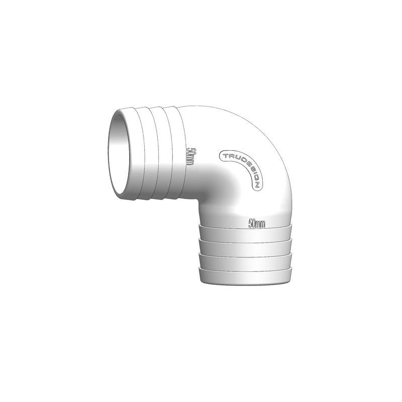 Trudesign Raccordo Doppio a 90 Gradi Diametro 19 mm TRU90701
