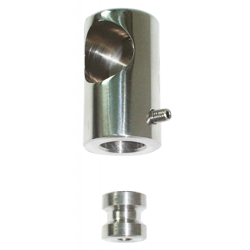 FNI Edelstahl-Anschlussklemme, Durchmesser 25 mm, rechts
