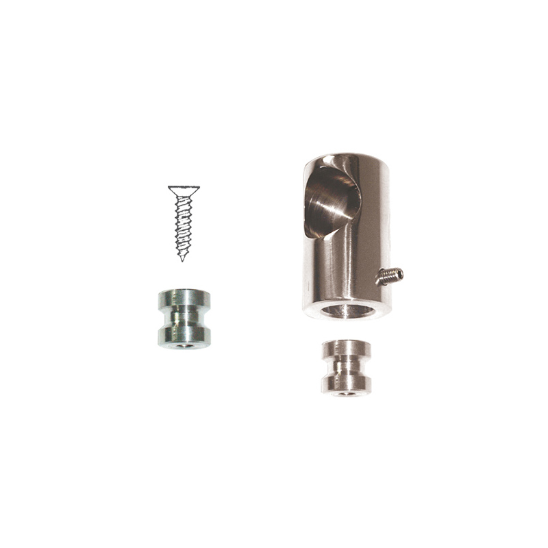 FNI Edelstahl-Anschlussklemme, Durchmesser 25 mm, rechts