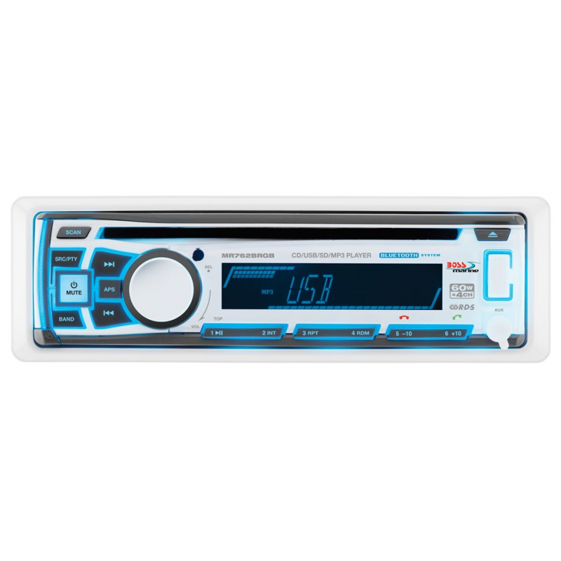 Radio estéreo Boss Marine Mr762 Brgb 240-3270