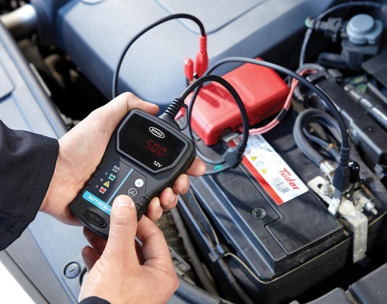 Analizador de batería digital Ring de 12 V
